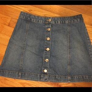 Denim skirt